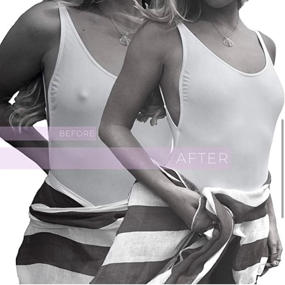 2 Pack Medical Grade Sticky Adhesive Silicon Coco Nipple Cover Petals Pasties - Picture 2 of 7